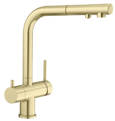 Детальное фото товара: Blanco Fontas-S II, смеситель, satin gold