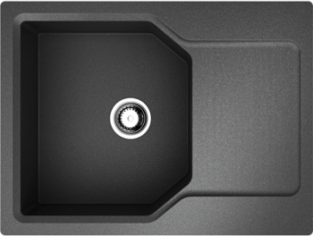 Фото товара: Omoikiri Yonaka 65 BL, мойка, гранит, черный