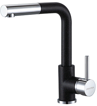 Фото товара: Paulmark KASSEL, смеситель, гранит, черный