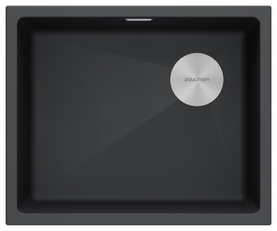 Paulmark LUMI 55UNI-SKEW, мойка, гранит, антрацит