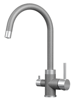 Фото товара: GRANULA 5169 смеситель, нержавеющая сталь, графит