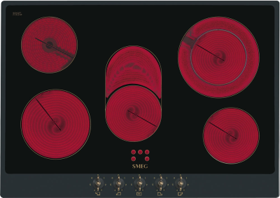 Детальное фото товара: Smeg P875AO стеклокерамическая поверхность