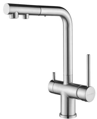 Paulmark SERPENTINE, смеситель, брашированная сталь, никель Paulmark SERPENTINE, смеситель, брашированная сталь, никель