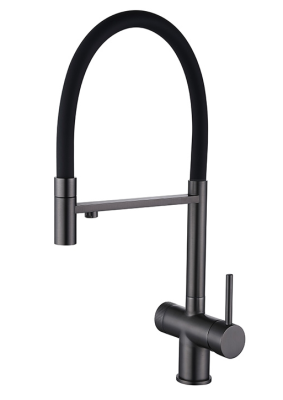 Emar ЕС-7024 PVD Dark, смеситель, вороненая сталь