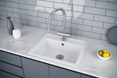 Детальное фото товара: KUCHENSTERN TOP 60, мойка, гранит, ваниль