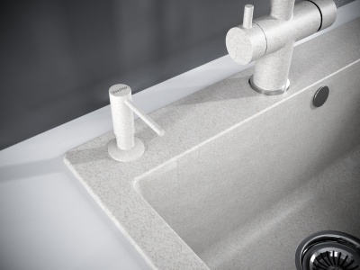 Детальное фото товара: Paulmark DECUS, дозатор для моющего средства, бежевый