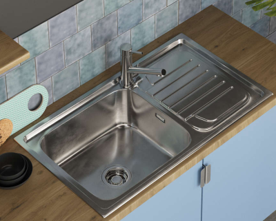 Omoikiri Haruna 86-IN, мойка, нержавеющая сталь Детальное фото товара: Omoikiri Haruna 86-IN, мойка, нержавеющая сталь