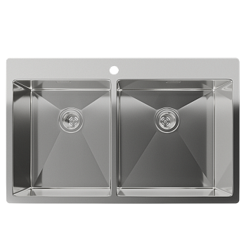 Фото товара: Rivelato RINOX 8050 2В INOX, мойка, нержавеющая сталь