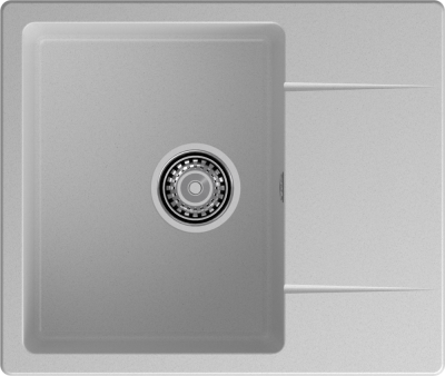 GranFest URBAN 258L, мойка, гранит, серый