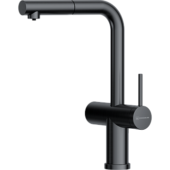 Фото товара: Omoikiri Karatsu-S-GM, смеситель, латунь/вороненая сталь