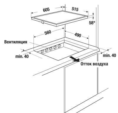 Схема встраивания