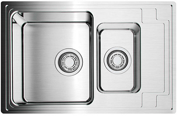 Фото товара: Omoikiri Mizu 78-2-IN, мойка, нержавеющая сталь