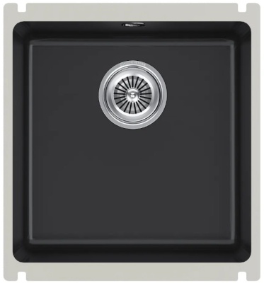 KUCHENSTERN SUBKERAM 45, мойка, керамика, керамический черный
