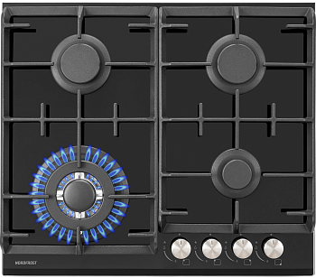 Фото товара: Nordfrost HM 6042 B газовая поверхность
