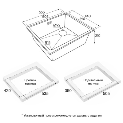 Схема встраивания