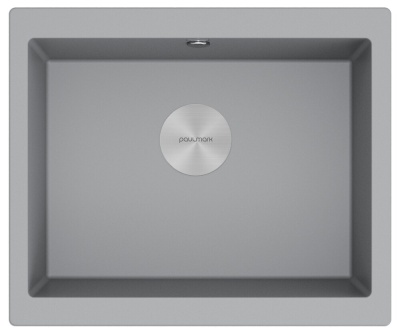 Фото товара: Paulmark GERA, мойка, гранит, серый металлик