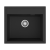 Детальное фото товара: Omoikiri Daisen 57-BL, мойка, гранит, черный