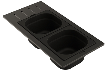 Фото товара: Omoikiri DC-02-2-GB, контейнер, нержавеющая сталь/графит