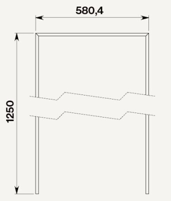 Детальное фото товара: Falmec комплект для удлинения EUROPA ISOLA 175 BLACK