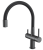 Детальное фото товара: KUCHENSTERN WURM-FE, смеситель, нержавеющая сталь, вороненая сталь