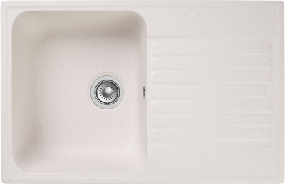 GranFest QUARZ GF-Z78, мойка, гранит, белый