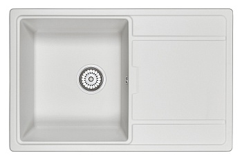 Фото товара: GRANULA 7804 мойка, гранит, арктик (белый)