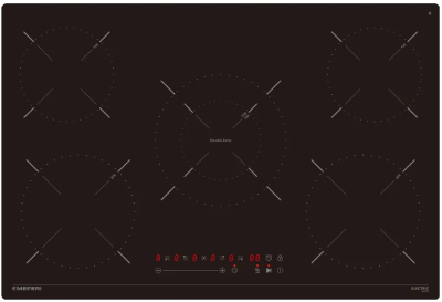 Детальное фото товара: MEFERI MEH755BK ULTRA стеклокерамическая поверхность