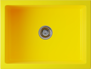 Фото товара: Omoikiri Mikura 61-SL, мойка, керамика, желтый