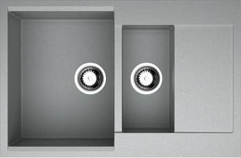 Фото товара: Omoikiri Daisen 78-2 GR, мойка, гранит, leningrad grey