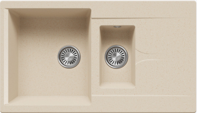 Детальное фото товара: Polygran BRIG-870, мойка, мрамор, опал 328