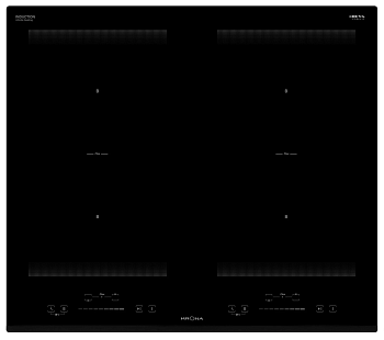 Фото товара: Krona ETERNO 60 BL индукционная поверхность