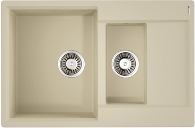 Детальное фото товара: Omoikiri Daisen 78-2T-BE, мойка, гранит, ваниль