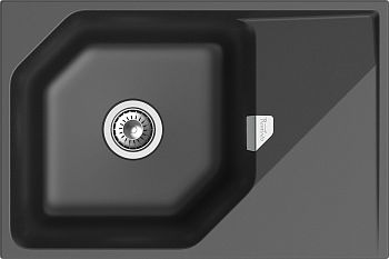 Фото товара: Rivelato LOCUS LS-75 antracite, мойка, гранит, антрацит