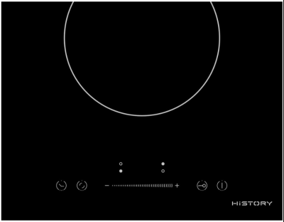 Детальное фото товара: HISTORY HС 3211 BBK стеклокерамическая поверхность