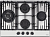 Фото товара: DeLonghi GABRIELLA 6GW IM газовая поверхность