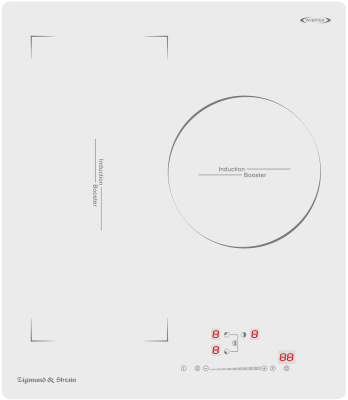 Zigmund & Shtain CI 49.4 W Детальное фото товара: Zigmund & Shtain CI 49.4 W индукционная поверхность