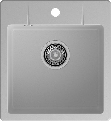 Детальное фото товара: GranFest URBAN 245, мойка, гранит, серый