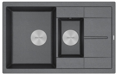 Детальное фото товара: Paulmark FLUGEN 60/1,5, мойка, гранит, графит