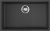 Детальное фото товара: Omoikiri Tedori 66-U-BL, мойка, гранит, черный