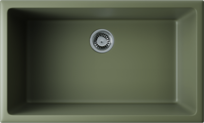 Детальное фото товара: Omoikiri Okinoshima 76-U/I-OL, мойка, керамика, olive