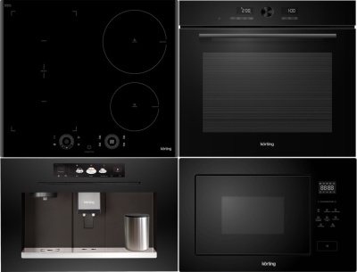 Детальное фото товара: KORTING HIB 64750 B SMART + OKB 1680 GN MW + KMI 827 GN + KCM 9830 BCG