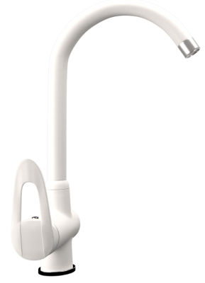 Детальное фото товара: Maunfeld MFQT-6W, смеситель, гранит, кремовый