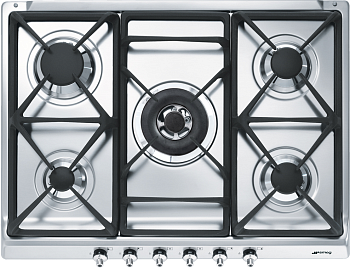 Фото товара: Smeg SE70SGH-5 газовая поверхность