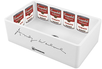 Фото товара: Omoikiri Mikura 76-Warhol, мойка, керамика, белый