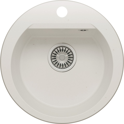 Детальное фото товара: Polygran ATOL-460, мойка, мрамор, белый хлопок 36