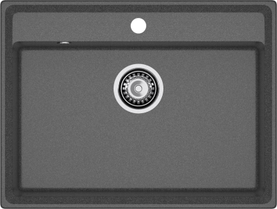 Детальное фото товара: GranFest LEVEL GF-LV-660, мойка, мрамор, графит