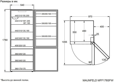 Детальное фото товара: Maunfeld MFF176SFW