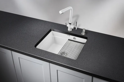 GRANULA 5501U мойка, гранит, арктик (белый) Детальное фото товара: GRANULA 5501U мойка, гранит, арктик (белый)