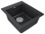 Детальное фото товара: Paulmark KANTE 40, мойка, гранит, черный