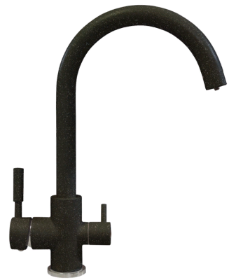 Детальное фото товара: Polygran Элара Дуо, смеситель, черный 16